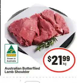IGA Australian butterflied lamb shoulder offer