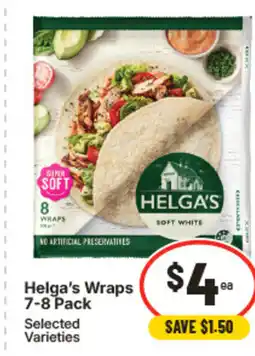 IGA Helga's wraps offer