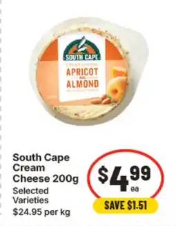 IGA South cape cream cheese 200g offer