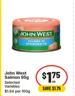 IGA John west salmon offer
