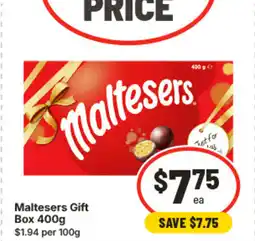 IGA Maltesers Gift Box 400g offer