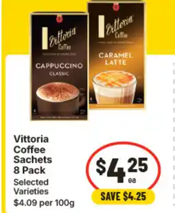 IGA Vittoria coffee sachets offer