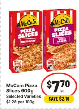 IGA McCain Pizza Slices 600g offer