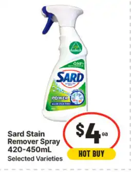 IGA Sard Stain Remover Spray offer