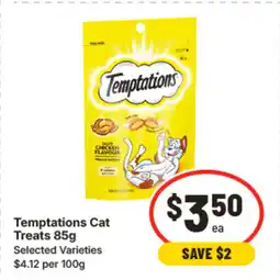 IGA Temptations cat treats 85g offer