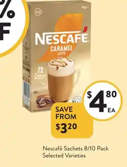 Foodworks Nescafé sachets offer