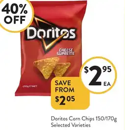 Foodworks Doritos corn chips offer