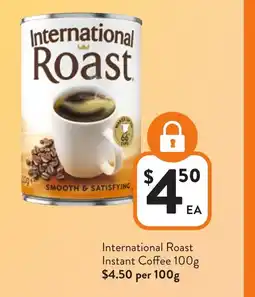 Foodworks International roast instant coffee offer