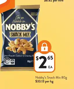 Foodworks Nobby's snack mix 80g offer