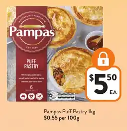Foodworks Pampas puff pastry offer