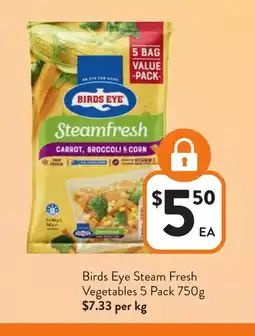 Foodworks Birds Eye Steam Fresh Vegetables offer