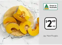 Foodworks Jap / kent pumpkin offer