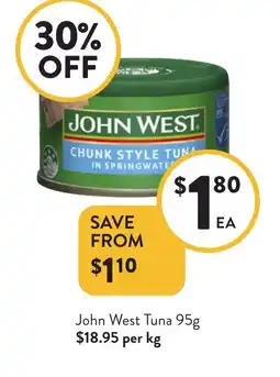 Foodworks John west tuna offer