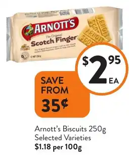 Foodworks Arnott's biscuits offer