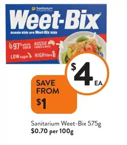 Foodworks Sanitarium weet-bix offer