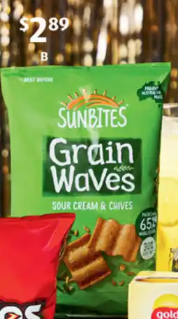 ALDI B Sunbites Grain Waves offer