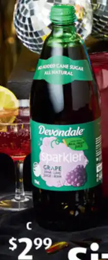 ALDI C Devondale Grape Sparkler offer
