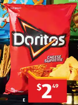 ALDI E Doritos Corn Chips offer