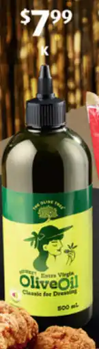 ALDI The olive tree squeezy extra virgin olive oil offer