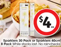 Coles Sparklersor Sparklers offer