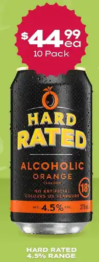 Thirsty Camel Hard rated 4.5% range offer