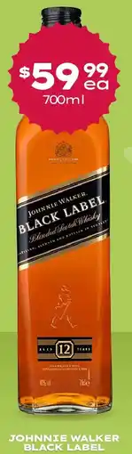Thirsty Camel JOHNNIE WALKER BLACK LABEL offer