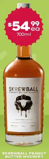 Thirsty Camel Skrewball peanut butter whiskey offer
