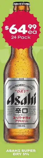 Thirsty Camel Asahi super dry 5% offer
