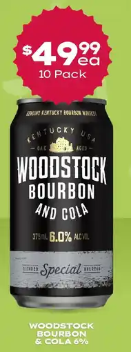 Thirsty Camel Woodstock bourbon & cola 6% offer
