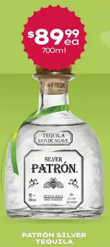 Thirsty Camel Patrón silver tequila offer