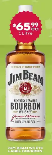 Thirsty Camel Jim beam white label bourbon offer