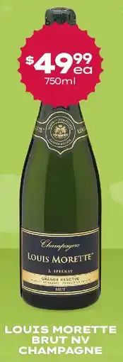 Thirsty Camel Louis morette brut nv champagne offer