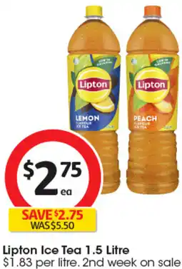 Coles Lipton Ice Tea offer
