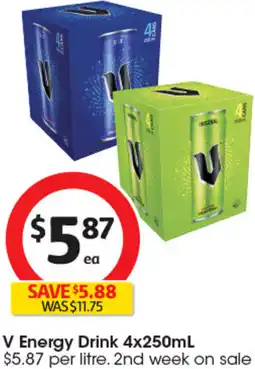 Coles V Energy Drink offer