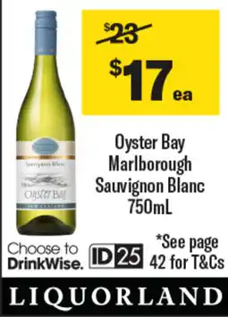 Coles Oyster Bay Marlborough Sauvignon Blanc offer