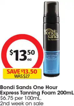 Coles Bondi Sands One Hour Express Tanning Foam offer