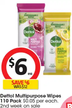 Coles Dettol Multipurpose Wipes offer