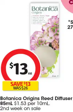 Coles Botanica Origins Reed Diffuser offer