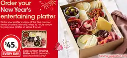 Coles Coles Artisan Grazing Platter offer