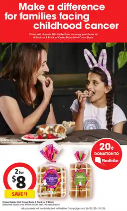 Coles Coles Easter Hot Cross Buns offer