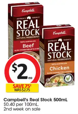 Coles Campbell's Real Stock offer