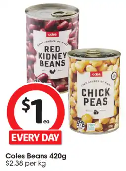 Coles Coles Beans offer