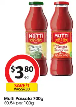 Coles Mutti Passata offer