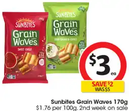 Coles Sunbites grain waves offer