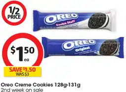 Coles Oreo Creme Cookies offer