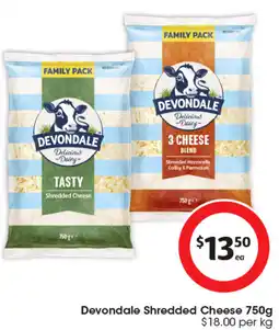 Coles Devondale Shredded Cheese offer