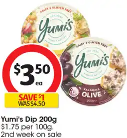 Coles Yumi's Dip offer