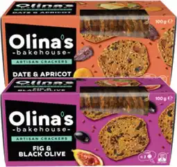 Coles Olina's Artisan Crackers-100g offer