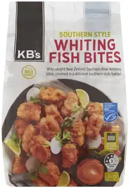 Coles KB's Whiting Fish Bites offer