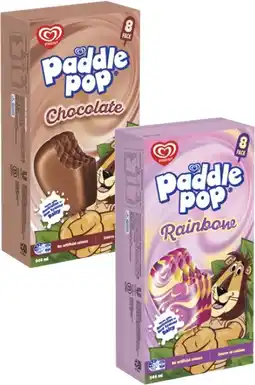 Coles Streets Paddle Pop Sticks 544mL offer